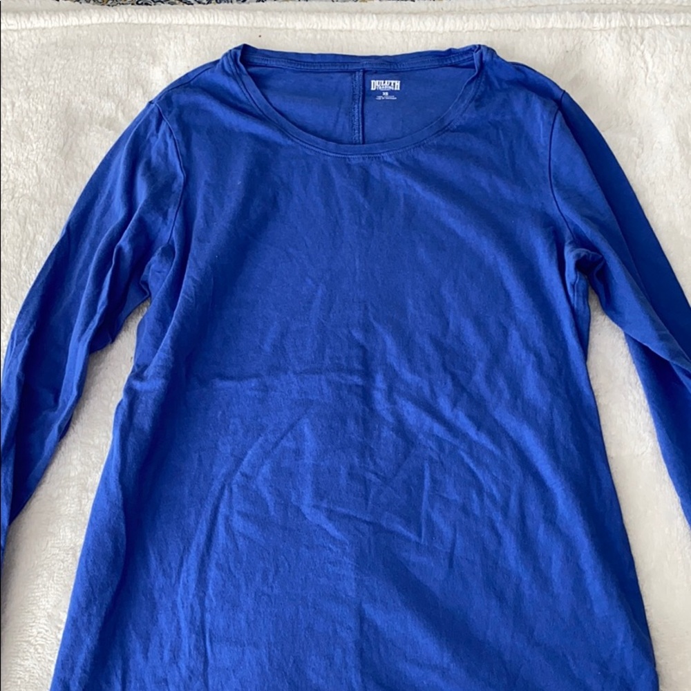 Duluth Trading Co Blue Long Sleeve